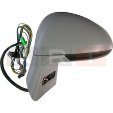 Art Ayna Citroen C4 2004-2009 Elektrikli Isıtmalı Astarlı Mavi Cam Kör Noktalı Sol