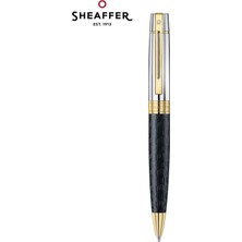 Sheaffer - WizDesign 9347-2 300 Serisi Tükenmez Kalem Siyah Krom Altın ( İsme Özel Seçeneği - Hediyelik )