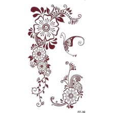 Attach FF-039 Orta Boy Etnik Desen Geçici Dövme-Tatto