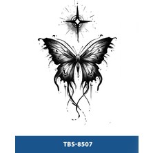 Attach TBS-8507 Orta Boy Kelebek Desen Geçici Dövme-Tatto
