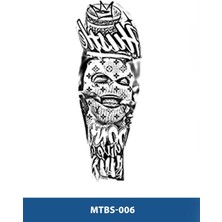 Attach MTBS-007 Orta Boy Maskeli Amigo Desen Geçici Dövme