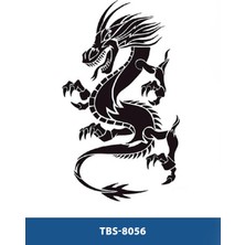 Attach TBS-8056 Orta Boy Ejderha Desen Geçici Dövme-Tatto