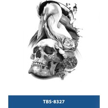 Attach TBS-8327 Orta Boy Kuş ve Kurukafa Desen Geçici Dövme-Tatto