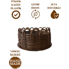 Raddancore  Premium Çok Amaçlı Yuvarlak Sepet