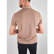 Coonless Erkek Fermuarlı Toprak Yakalı Tshirt