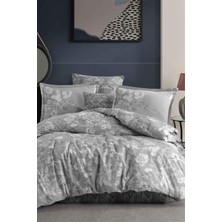 Clasy Ranforce %100 Pamuk Tek Kişilik Nevresim Takımı Destin V1 Gri