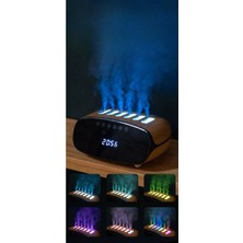 Ensiga Dijital Saat Göstergeli Bluetooth Speaker Rgb Modlu Hava NEMLENDIRICISI500ML Kapasiteli Uyumlu