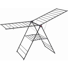 UltraNova İnova Siyah Metal Çamaşır Kurutma Askısı, dayanıklı ve şık tasarım