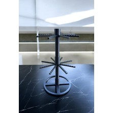 Elite Anahtarlık Standı Boş Iki Katlı 112 Adet Anahtarlık Asabilirsiniz, Plastik Siyahh 1 Adet