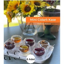 Elite 6 Lı Çift Cidarlı Mini Sosluk Reçellik Drajelik Lokumluk 1 Adet