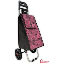 UltraNova Pembe 58A Pazar Arabası Plus, Büyük Tekerlekli, 45x105, TR Menşei