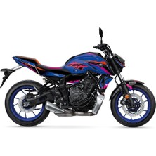 Yamaha mt 07 2020-2024 Purplınk Iı Uyumlu  Sticker Set Full Body Kıt Md1
