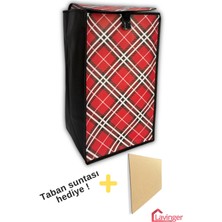 UltraNova Kırmızı Pazar Arabası Yedek Çanta ve Taban Suntası 32x58, TR Menşei