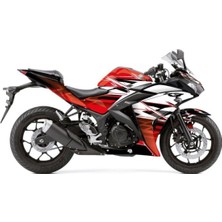 Yamaha Yzf R25 2014-2018 Yeşil Dalgalı Full Kaplama Body Kit