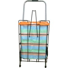 UltraNova Kalın Telli Sağlam Demir Pazar Arabası Çok Renkli 100x130