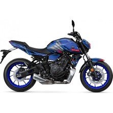 Yamaha mt 07 2020-2024 Uyumlu Kırmızı Mavi Player Sticker Set Full Body Kıt Mdl2