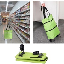 UltraNova Katlanabilir, portatif, yeşil pazar arabası, kolay taşıma, 16 cm