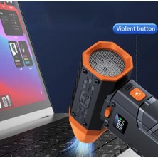 Aykstore Süper Güçlü Üfleyici Şarjlı Fan Mini Turbo Jet Fan Turbo Fan 130000 Rpm