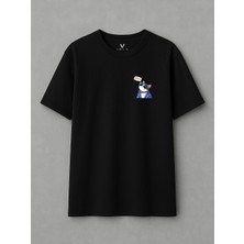 Vagonet Unisex Cat 2 Baskılı Oversize T-Shirt
