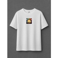 Vagonet Unisex Astrology Baskılı Oversize T-Shirt