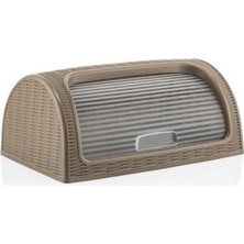 Elite Ekmek Dolabı Plastik Rattan Ekmeklik 1 Adet