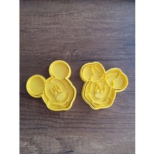 Mickey & Minnie Mouse Kurabiye Kalıbı