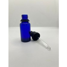 Cam Şişe Mavi 30CC (Cam Damlalıklı)