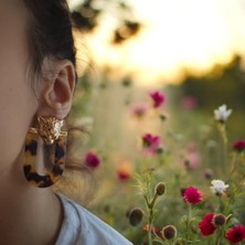 Wild Panther Altın Kaplama Kadın Küpe (Kaplan Desenli, Panter Başı Detaylı, Nikel Içermez) – Fundéa Jewelry