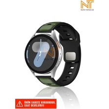 Huawei Watch Gt2 / Gt2 Pro / Gt3 / Gt3 Pro / Gt4 / Gt5 / Gt5 Pro / Gt6 / Gt6 Pro 46mm Uyumlu Çift Renk Silikon Kordon 22mm