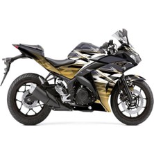 Yamaha Yzf R25 2014-2018 Yeşil Dalgalı Full Kaplama Body Kit