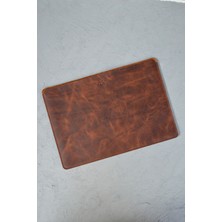 Oh Deer Leather – Hakiki Deri MacBook - 13 inç - Laptop Kılıfı (33,5 x 23,5 Cm) - Frisco Deri - Kahverengi