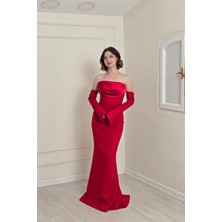 Kırmızı Alya Abiye 0702