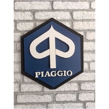Pıaggıo Logo | 50X50 Logo | Pıaggıo Marka Logosu | 3D Pıaggıo Logo | Strafor Logo