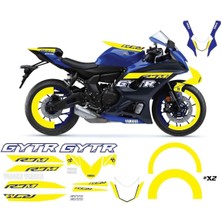 Yamaha Yzf R7M Sarı Sticker Set