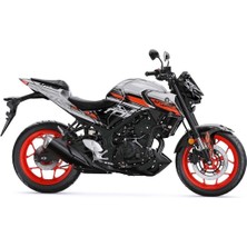 Yamaha mt 25 2020-2023  Uyumlu Gri Comic Full Sticker Set Body Kit