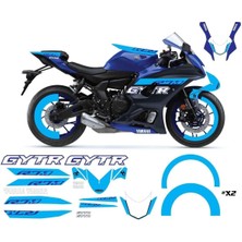 Yamaha Yzf R7M Mavi Sticker Set