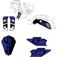 Yamaha Mt-07 2018-2019 Race Blue Sticker Set