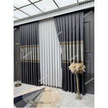 Fon Perde, Elegans Seri,göbek Orta Desen,versace ,blackout,taç,karartma,brilant(Tek Kanat)