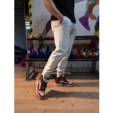 Erkek Siyah Slim Fit Jogger Eşofman Altı