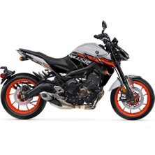 mt 09 Gri-Kırmızı 2017 - 2019 Full Sticker Kit Set