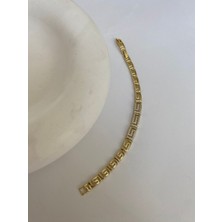 Labirent Zirkon Taşlı Xuping Vip Gold Bileklik