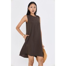 Sıfır Kol Modal Elbise