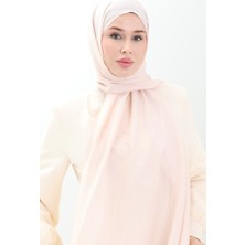 Sefa Merve Madame Mary Fransız Vual Şal 19099-25 Koyu Bej