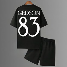 Gedson Fernandes Futbol Forma Sırt Baskılı Unisex Kısa Kollu Tişört Regular Fit T-Shirt Şort Takımı