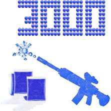 3 Paket Gel Blaster Jel Su Boncuğu Atan Oyuncak Tüfek Mermisi 6-7 mm Sadece Boncuk Gönderilir