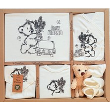%100 Organik Koala Baskılı Hastane Çıkışı Yenidoğan Bebek Seti