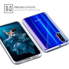 Huawei Honor 20 Uyumlu Ön Arka 360 Tam Koruma Şeffaf Soft Silikon Kılıf