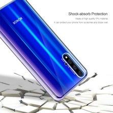 Huawei Honor 20 Uyumlu Ön Arka 360 Tam Koruma Şeffaf Soft Silikon Kılıf