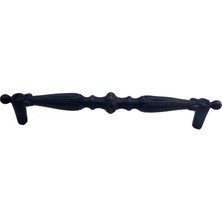 Antika Tarz Dekoratif Pirinç Yeni Sütun Mobilya Kulbu - 160MM, Oksit