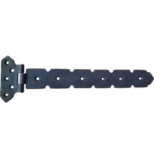 Antika Tarz Dekoratif Pirinç Kuyruklu Lama Menteşe - 103X380 Mm, Oksit